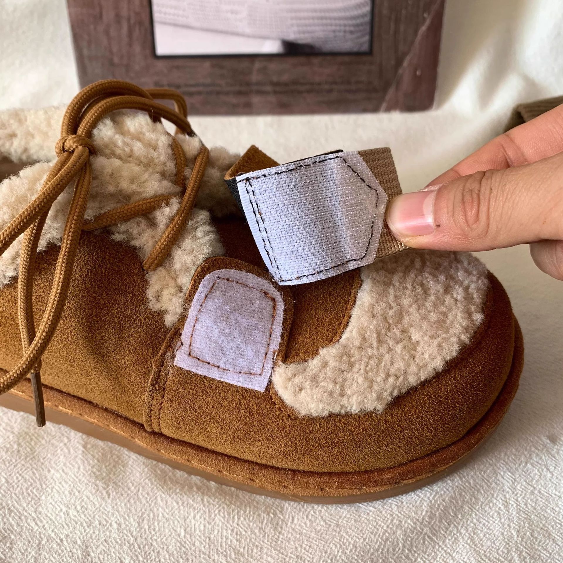 Stivali da neve donna invernali foderati caldi scarpe cotone_voghion.com