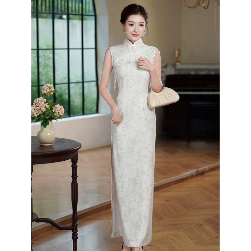New Chinese-style sleeveless modified cheongsam for women, 2026 summer new model, young style, high-end, elegant, everyday dress