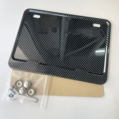 Vehicles and Motorcycles Rear License Plate: Nömrə qabı - license-plate-protection-frame-carbon-fiber-without-standard-installation-kit-wrench