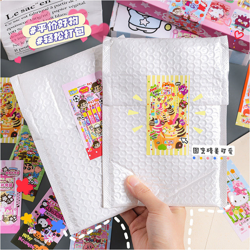 Pegatinas lindas pegatinas de sellado Dibujos animados anti-desmontaje pegatinas expresas pegatinas de sellado largo DE ALTO aspecto pegatinas de papelería de bricolaje