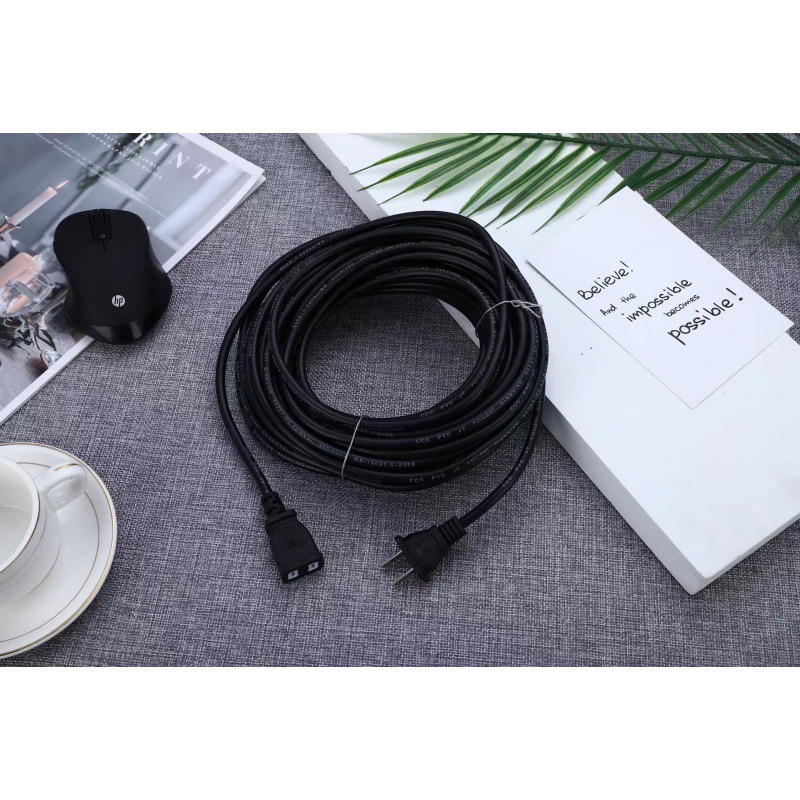 Cable de extensión de cable de alimentación multifuncional doméstico de alta potencia de dos agujeros de cable de extensión de monitor de cable de extensión de carga de vehículo eléctrico