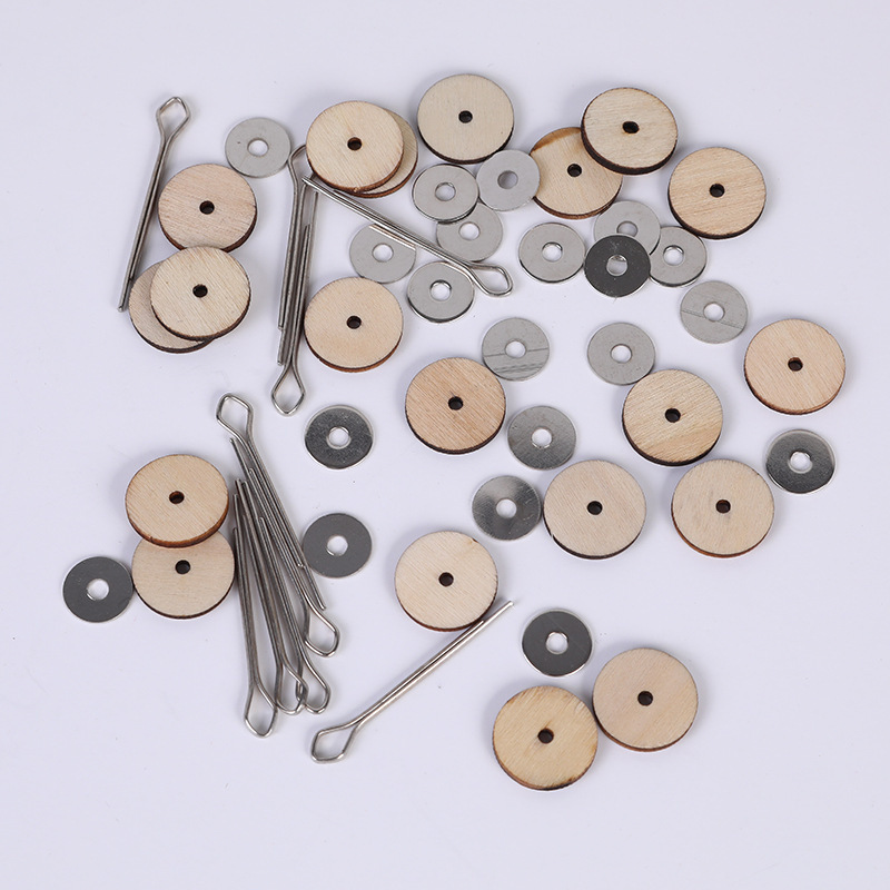 Teddy Bear Joint Accessories DIY Wooden Acrylic Material Rotatable Nail Tip Joint Bear Bonding Bolt