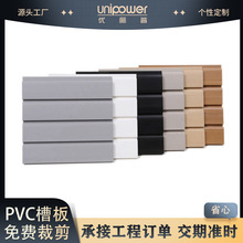 PVC槽板 室内多功能收纳展示板 商场货架背板店铺免漆凹槽板