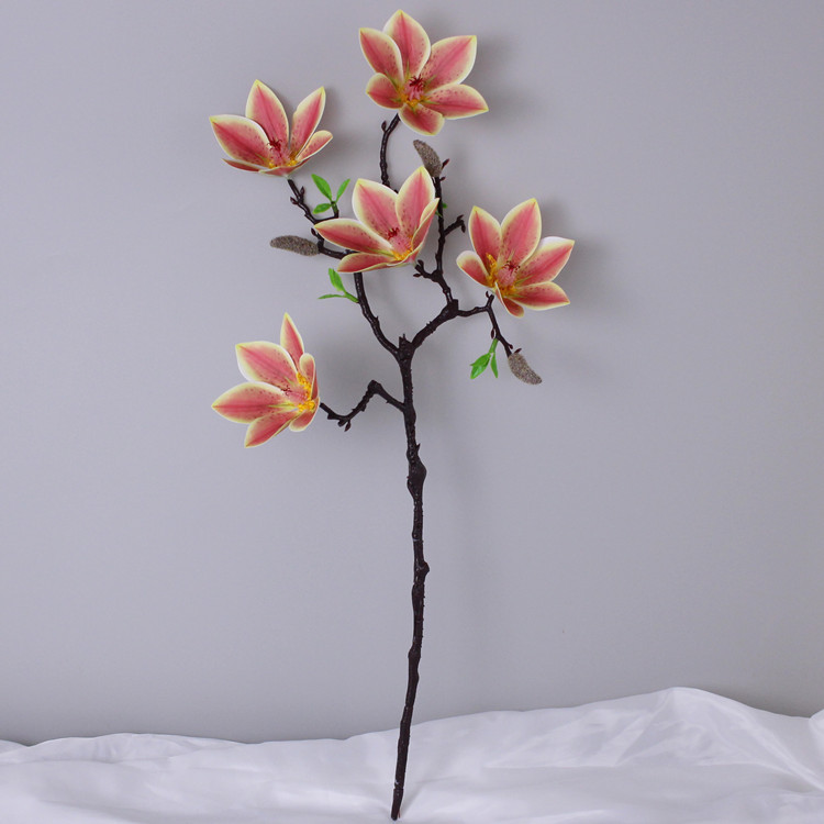 5 heads of PU Magnolia (dark champagne color)