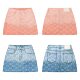 Summer New Mlb Denim Gradient All-Over Printed Skirt Women's Slim and Versatile Commuter Skirt Dropshipping