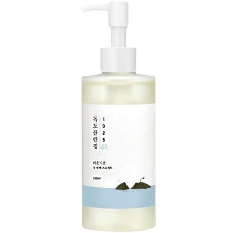 ROUND LAB柔恩莱独岛洁面来郁陵乳氨基酸温和卸妆油软管