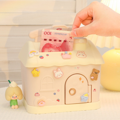 Internet celebrity piggy bank for children, girls and girls piggy bank  new style depositable and removable piggy bank wholesale delivery