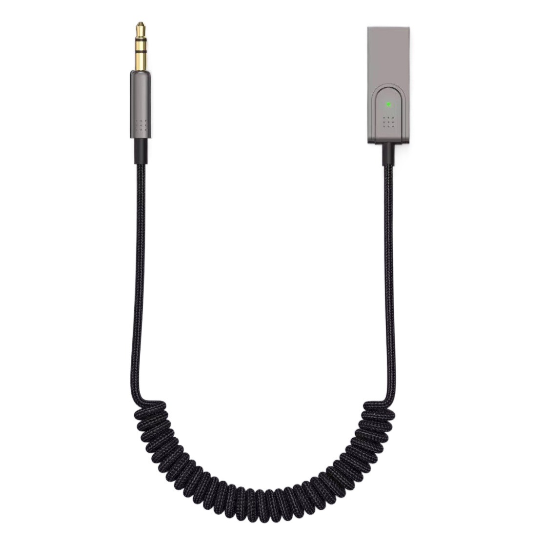 Receptor Bluetooth para coche transfronterizo, convertidor popular de escucha sin pérdidas, receptor Bluetooth auxiliar de audio USB 5.3
