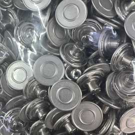 锌合金双圈摇头扣 女背带裤扣子 男牛仔裤纽扣百搭衣服工字扣钮扣