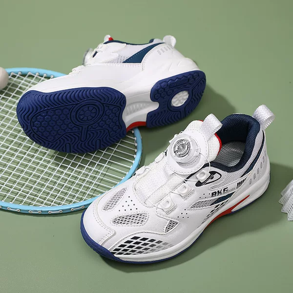 BKG children's badminton shoes 2025 summer single mesh boys' arch correction running shoes girls' non-slip table tennis shoes
