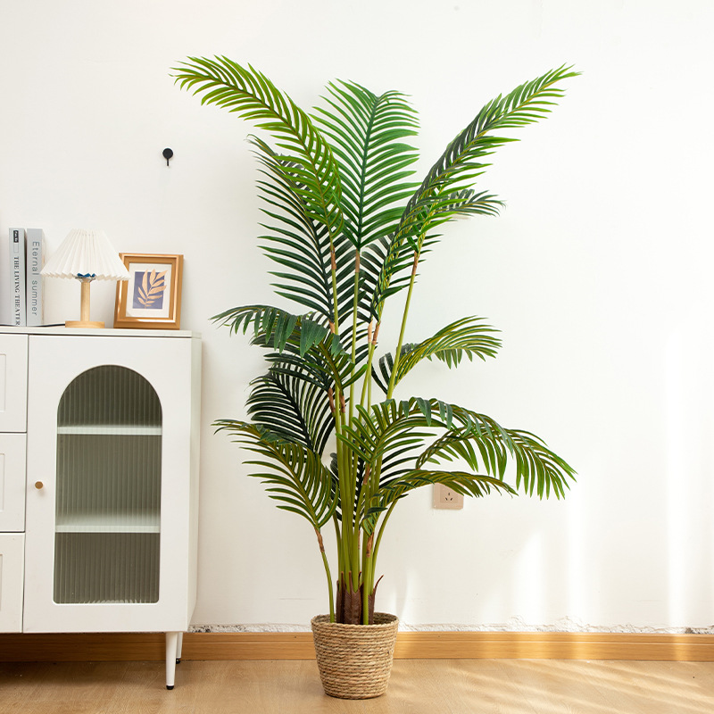 Bionic green plants simulation Sancai Kwai Pseudo Plant Potted…