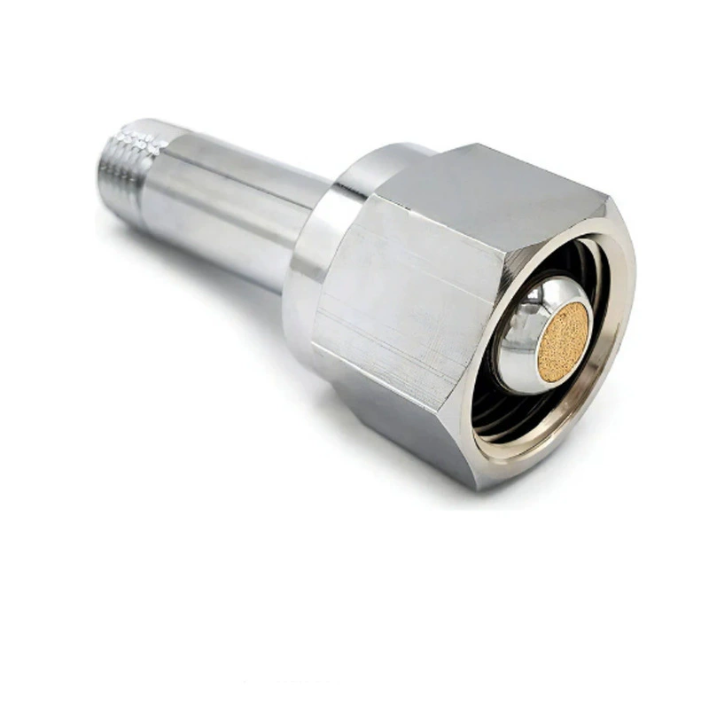 Гайка и ниппель из хромированной латуни для медицинского кислорода Cga540, рычаг впуска