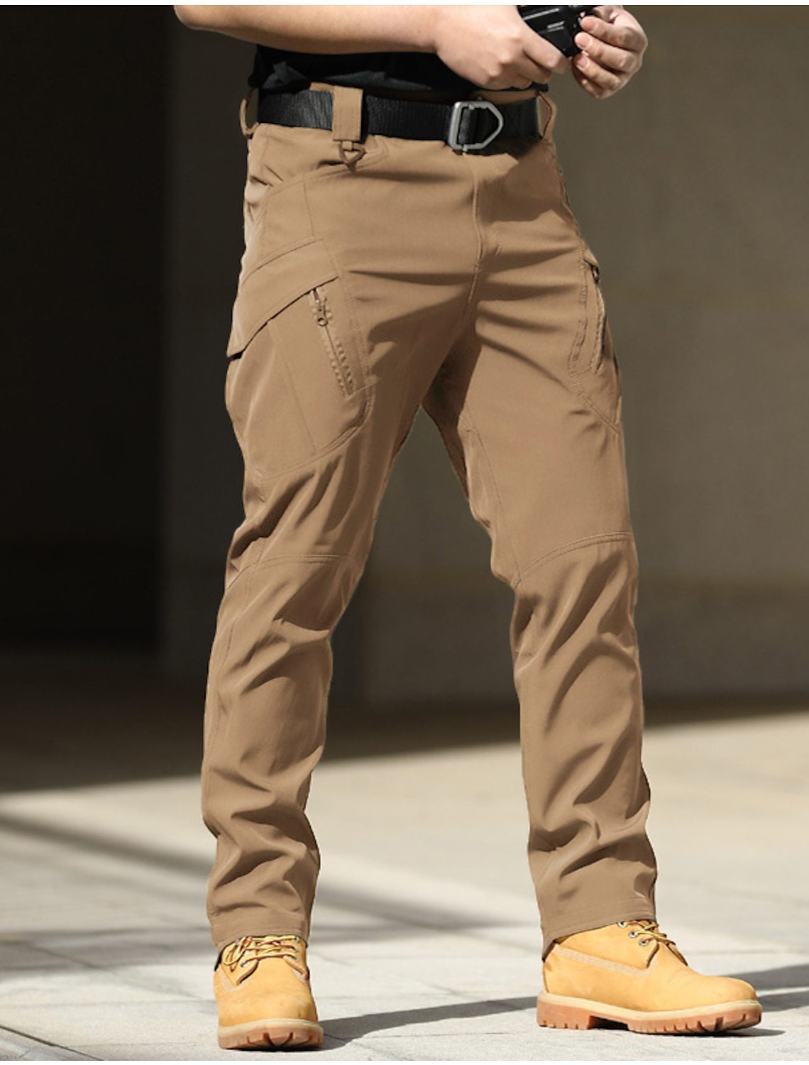 Pantalones casuales al aire libre para fanáticos militares, monos, chaquetas de primavera y otoño sueltas rectas, pantalones de montañismo tácticos elásticos y transpirables