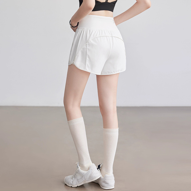 女性用スポーツショーツ、夏の露出防止、2025年新作ヨガパンツ、ランニングウェア、フィットネス速乾トレーニングパンツ、七分パンツ|undefined