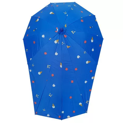 Elektromobil üçün ön şüşə çətiri (günlük) – protection, UV protection umbrella - ice-cream-blue-extended-vinyl-umbrella-single-umbrella-without-a-stand