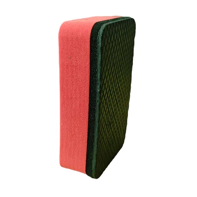 Car cleaning tools — Wash Magic Mud Cloth, Volcanic Mud - vertical-rhombus-square-mud-rub-red