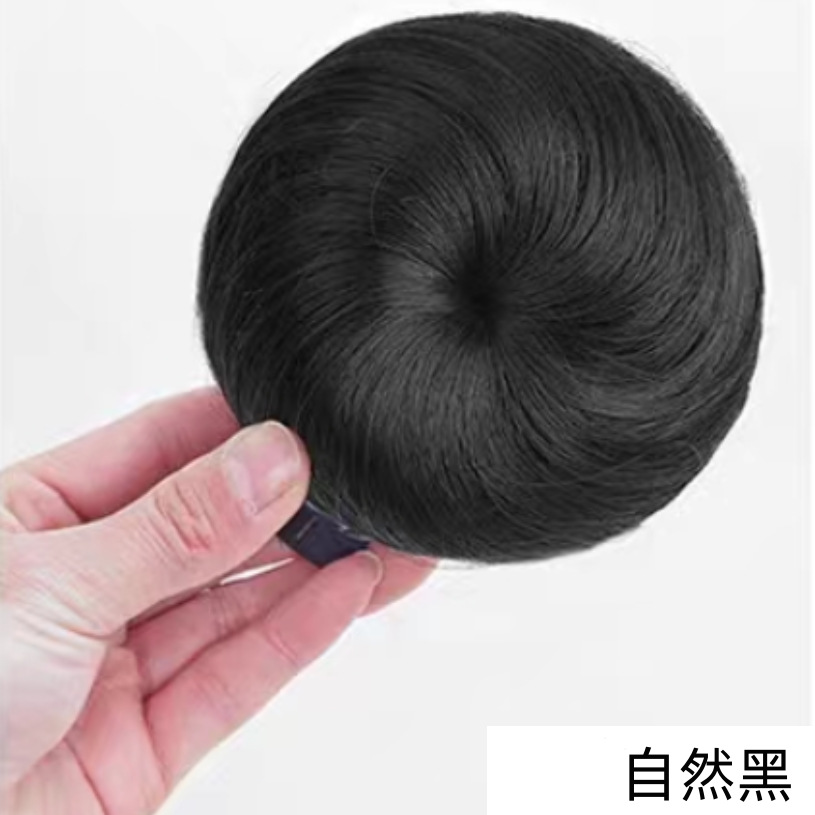 Peluca, cabeza de bola, cuerda, clip de agarre de red, bolso de pelo liso, temperamento de celebridad de Internet, peluca, bolso de pelo, cabeza de muñeca, celebridad de Internet del mismo estilo