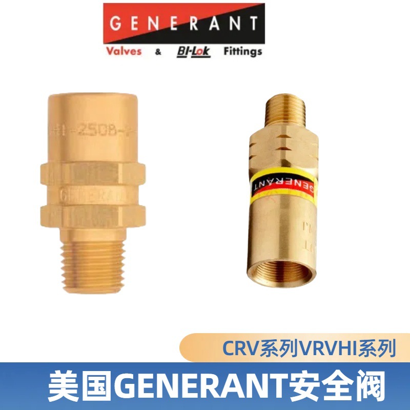 美国GENERANT CRV系列安全阀坚安特VRVHI系列放散阀