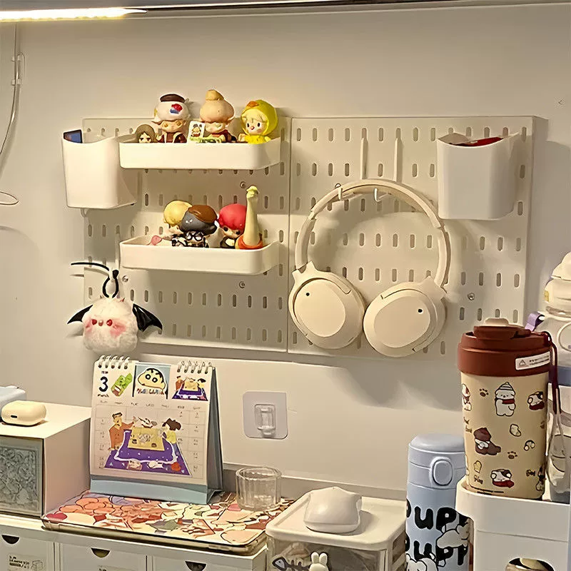 Перфорированная доска для настольной книжной полки, аксессуары без перфорации, настольная стойка для дисплея, домашний стол, перегородка для хранения в общежитии