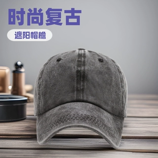 跨境专供Baseball帽款大帽檐棒球帽男士大帽檐棒球帽文艺复古风