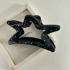 6# Black Five-pointed Star Point Scratch