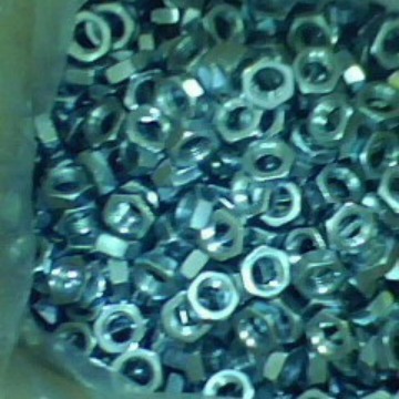 碳钢镀锌 美制簿型细牙六角螺母 3/8-24 UNF 48H无红锈 现货有售