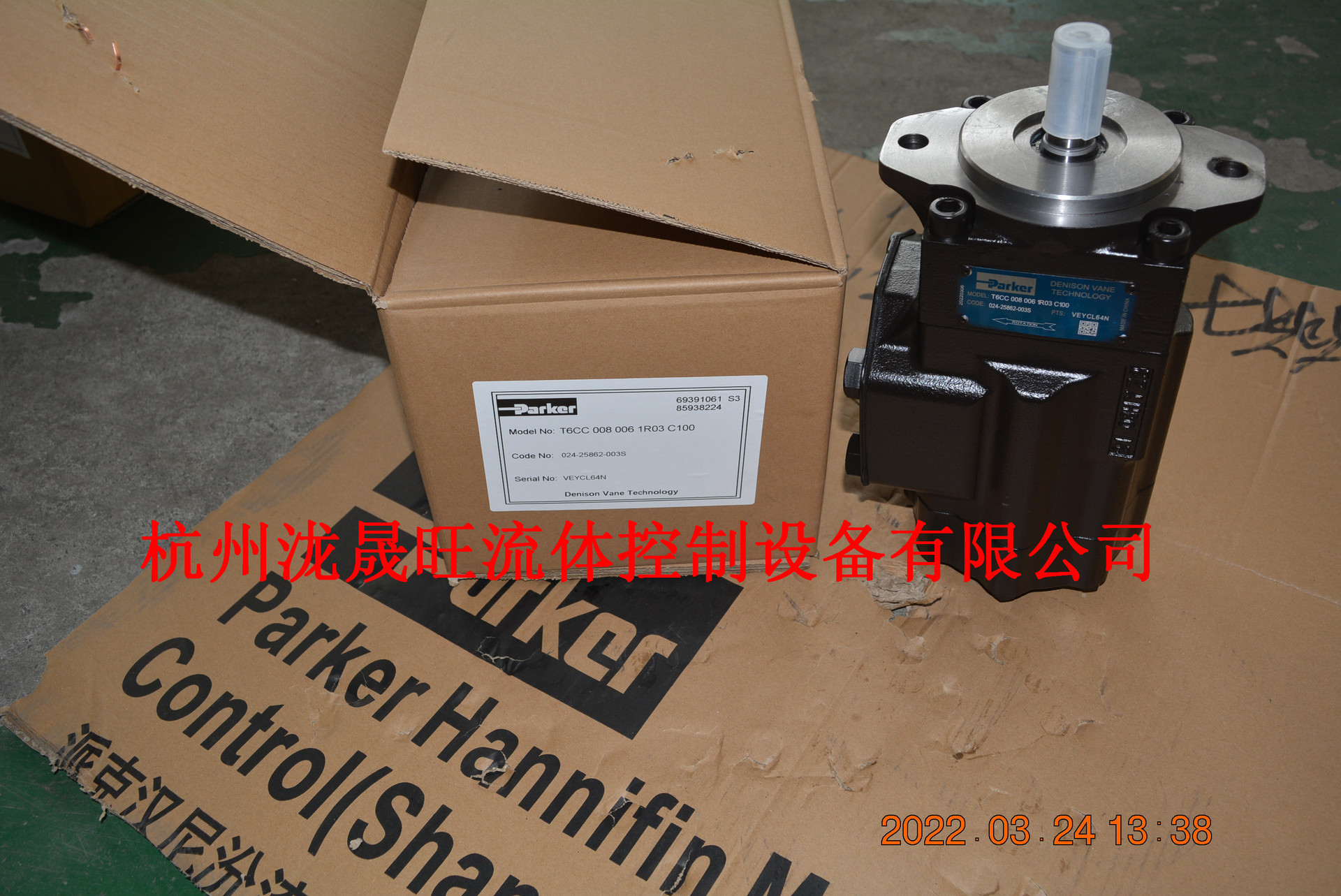 Parker(派克)高压叶片泵T6CC-008-006-1R03-C100特价供应