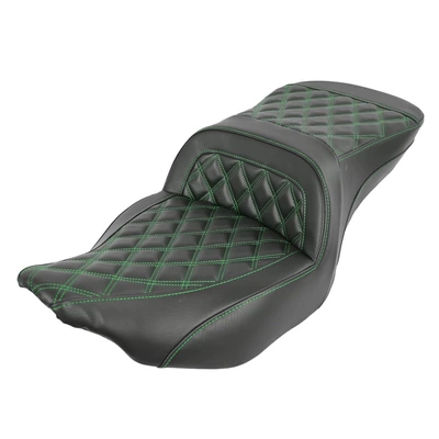Suitable for Harley 23.5-25 Road: Motorcycle cushion - green