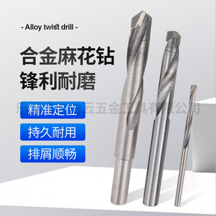 High Hardness Alloy Twist Drill Bit, Iron Drilling Tool, Straight Handle High-Speed Hand Electric Drill, Cast Iron Metal Hole Drill