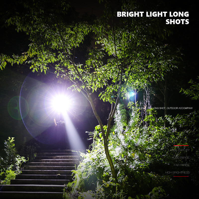 Lámpara de trabajo magnética transfronteriza super brillante a prueba de agua led reparación de automóviles carga y mantenimiento de larga distancia pequeña linterna doméstica