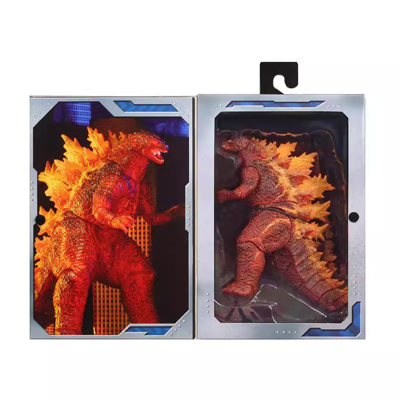 NECA 2019 película versión Loto Rojo Godzilla explosión nuclear monstruo móvil mano modelo de juguete