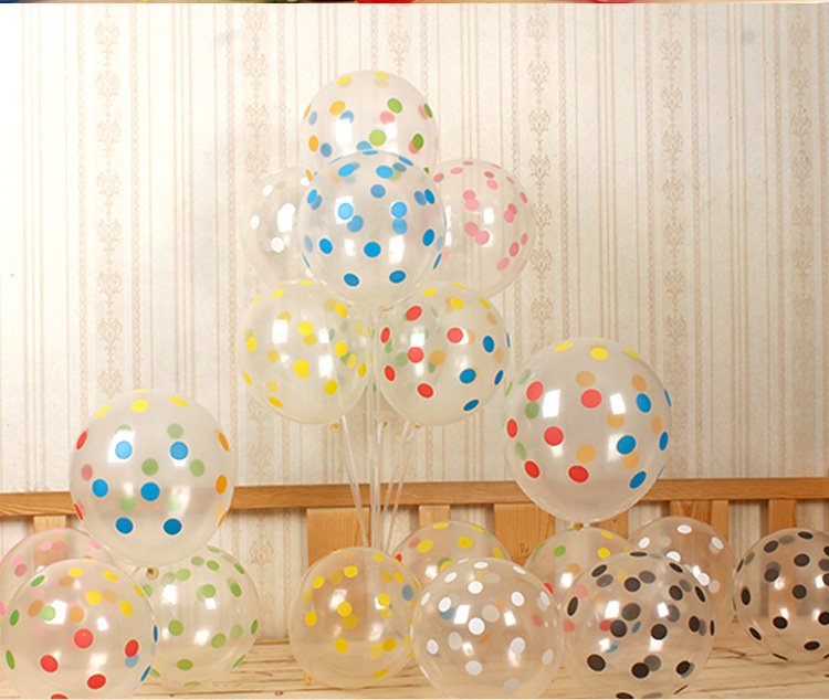 Cute Polka Dots Emulsion Party Carnival Festival Balloons display picture 1