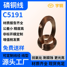 弹簧电器用 QSN6.5-0.1镀锡磷铜线 镀银磷铜丝 绕盘光亮镀镍铜丝