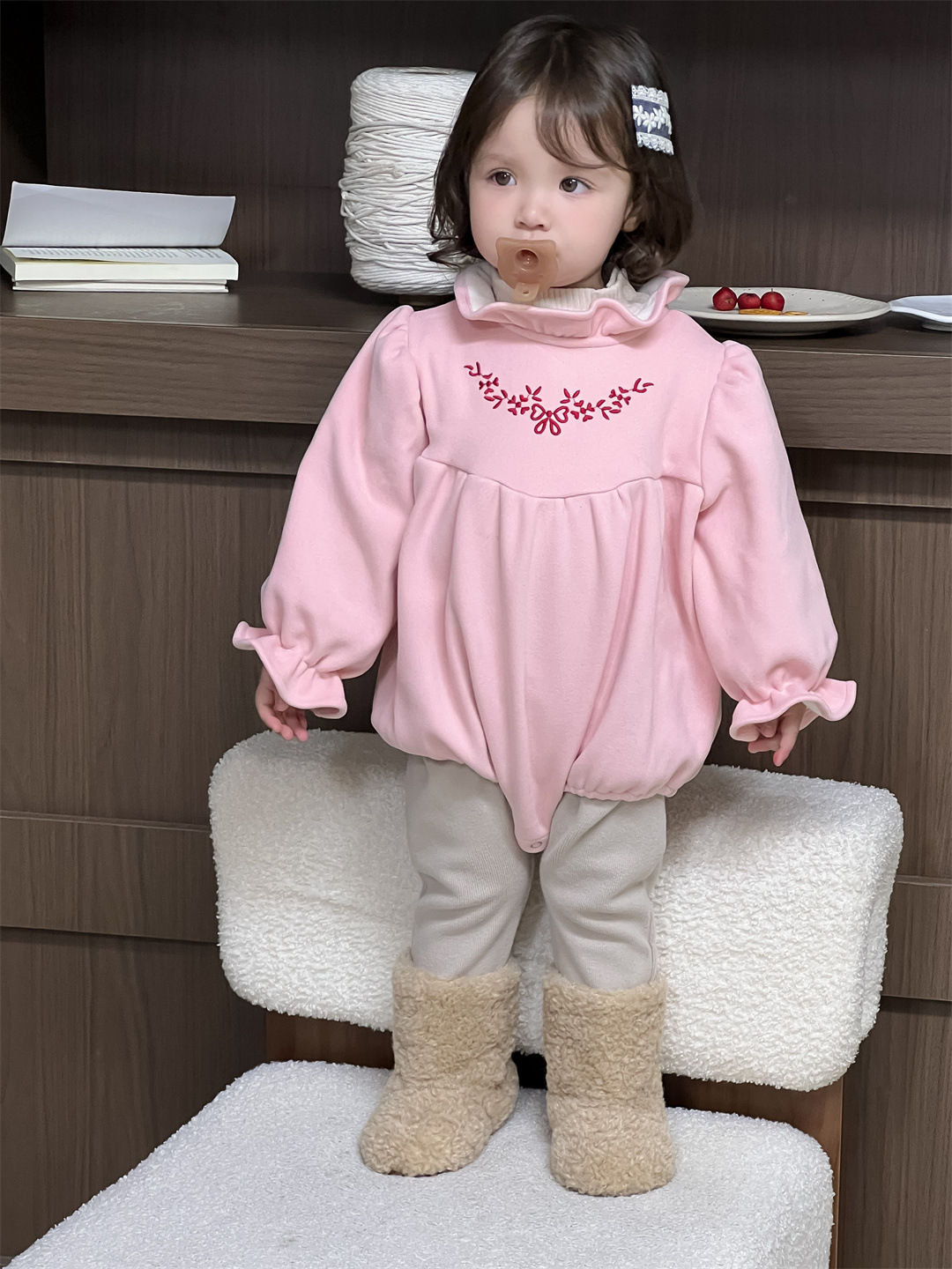 Ropa de invierno para niños, niñas, ropa de invierno para niños coreanos, ropa de invierno para bebés, ropa de invierno para bebés