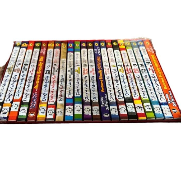 Английский дневник Бесхарактерного Ридера 1-25 Дневник Wimpy Kid Английский Глав Chapter Bridge Книга 25 томов