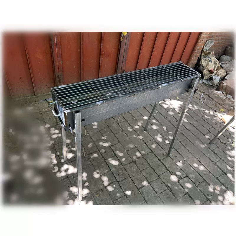 Thickened commercial barbecue stove, food stall stall stove, bicycle skewer stove, outdoor land transport barbecue grill, barbecue