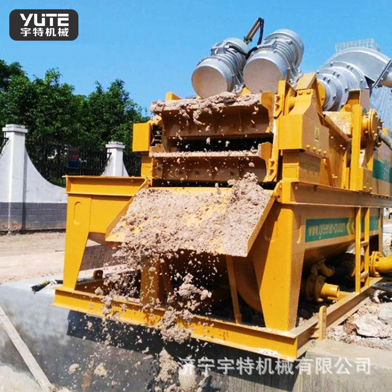 打桩泥浆处理设备细沙回收脱水机湖泊清淤净化泥浆分离器