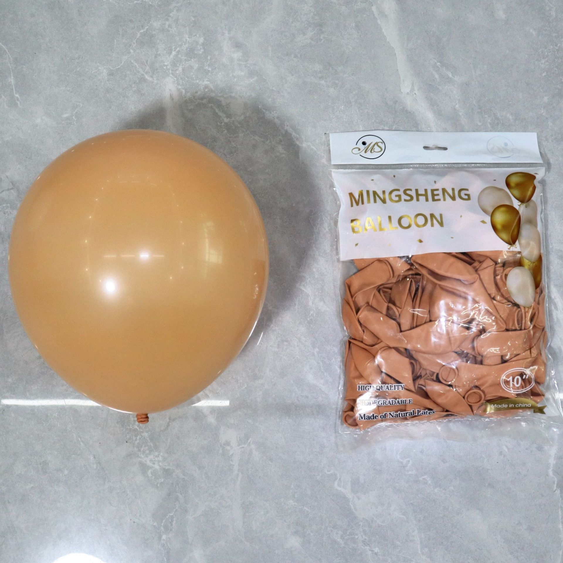 Venta al por mayor de 10 pulgadas 2,2G globo de látex engrosado visita a los Estados Unidos mate redondo cumpleaños fiesta suministros decoración Matt globo