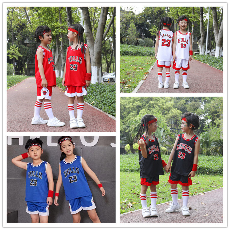 Children's basketball clothes suit Gong niu team breathable sweat-absorbent Jersey children's primary and secondary school parent-child performance clothes wholesale Children's basketball clothes suit Gong niu team breathable sweat-absorbent Jersey children's primary and secondary school parent-child performance clothes wholesale