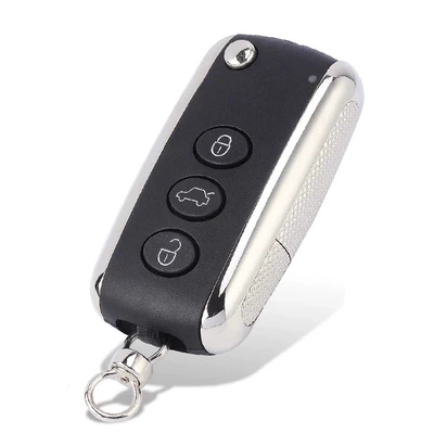 Suitable for Bentley Continental Foldableing Remote Control Flying Spur Foldableing Smart Remote Control Key 3 Keys Replacement Shell 4 Keys (Car Keys) - 3-keys