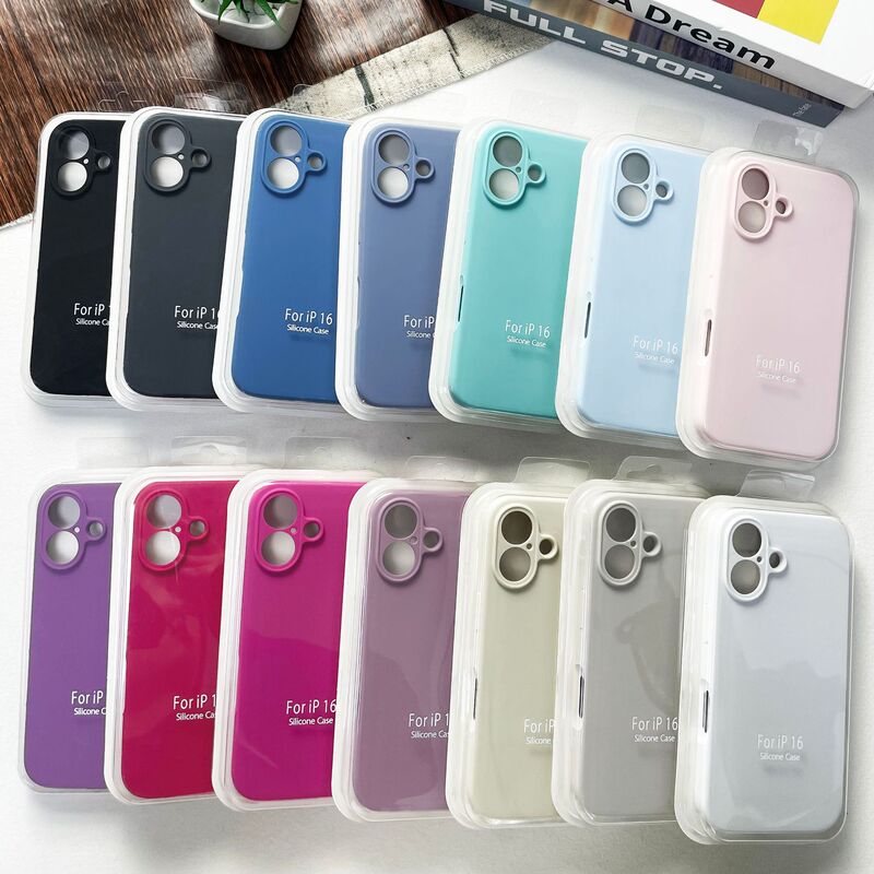 Liquid Silicone Suitable for iPhone 17, Apple 16 Pro Max, Solid Color Premium 15 Phone Case, Anti-Drop 14 Protective Cover Liquid Silicone Suitable for iPhone 17, Apple 16 Pro Max, Solid Color Premium 15 Phone Case, Anti-Drop 14 Protective Cover