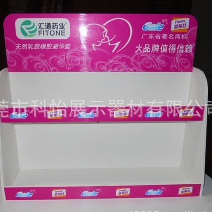 药店收银台前台陈列架超市PVC雪弗板陈列架 发泡板多层阶梯展示架