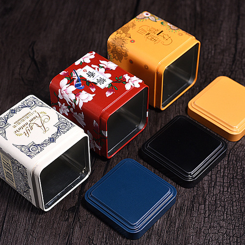 WBZ 750g tea can iron can tea warehouse small travel portable mini metal sealed can tea packaging gift box