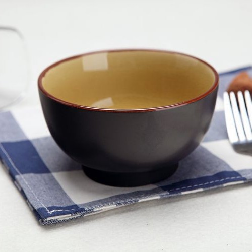 한국식 4.5 인치 그릇 (노랑)(2 장)