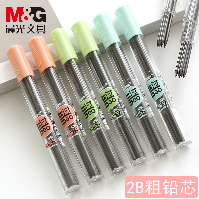 2.0 Automatic Pencil Lead Activity Pencil Reusable Lead 2B Push-on Card Writing Lead 37902 Exam Lead