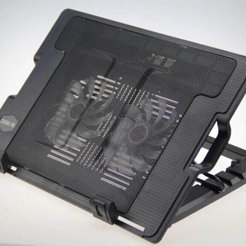 F2 Fan Notebook cooler Dual fan Cooling pad Cooling pad/Shelf Silent cross border