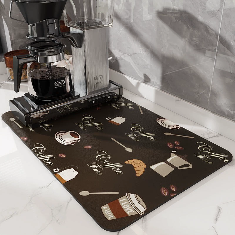 Трансграничные кухонные столешницы слитые коврики кофемашины коврики абсорбиционные коврики быстросохнущие технологии ткани кран брызг воды нескользящие коврики