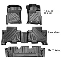 TPE Right-Hand Drive Car Rubber Floor Mats for 2021 Toyota Land Cruiser LC150 Prado – Driver's Side