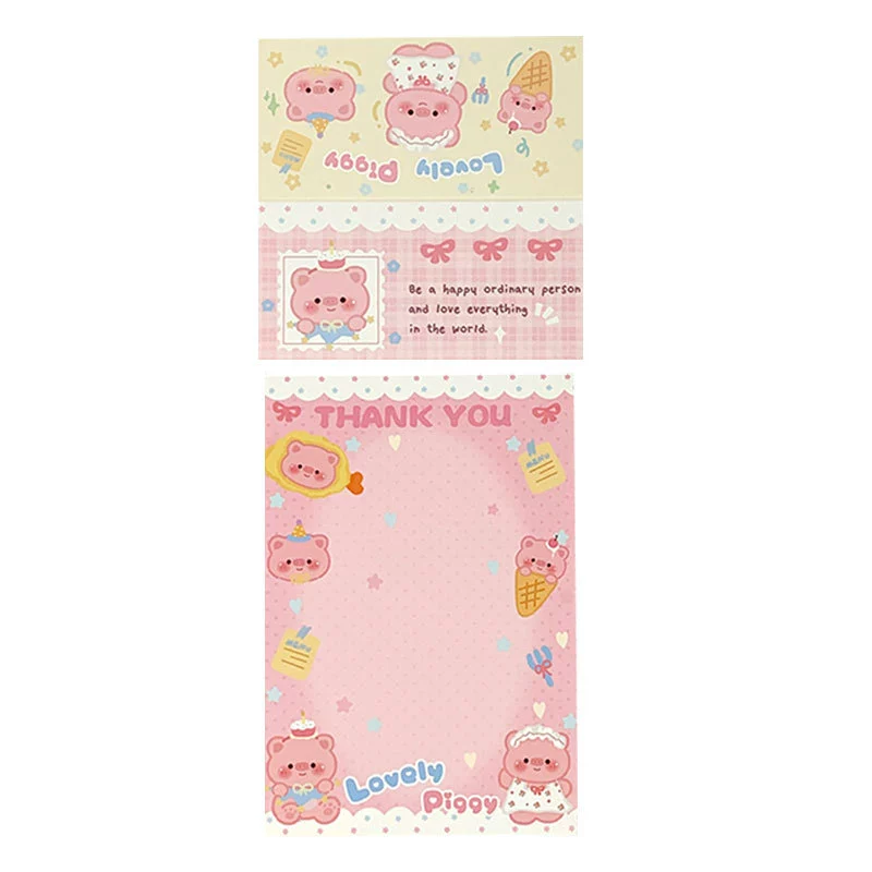 Cute Card Holder Pack, Cartoon Photo Card Sleeves, Assorted Designs, 50pcs Options