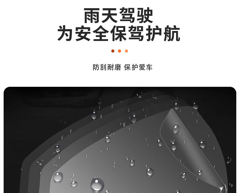 Suitable for Geely Galaxy Starship 7 rearview mirror rainproof film, reflective anti-fog and anti-rain glare sticker modification